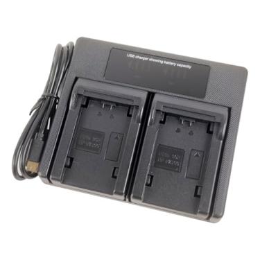 Imagem de Carregador de bateria duplo USB para câmera Sony NP-FZ100 NP FZ100 BC-QZ1 Alpha A6600 A7 A7RM3 A7R III A7R3 ILCE-A9 ILCE-9 ILCE9 A9 A9S FX30 FX3 Series Full-Frame