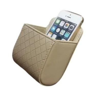 Imagem de Bolsa De Armazenamento Para Carro Com Textura De Couro De Cordeiro, Su