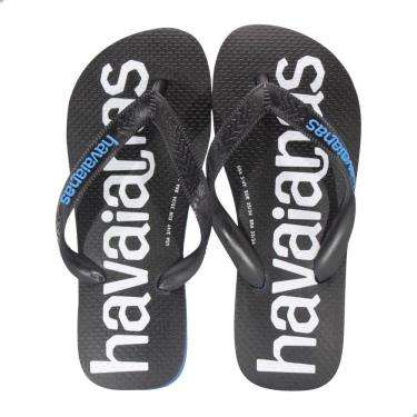 Imagem de Chinelo Havaianas Top Logomania II Azul Brilhante