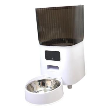 Imagem de Stgfyxgs Alimentador Automático Inteligente para Animais de Estimação, Ideal para Cães E Gatos de Pequeno Porte.