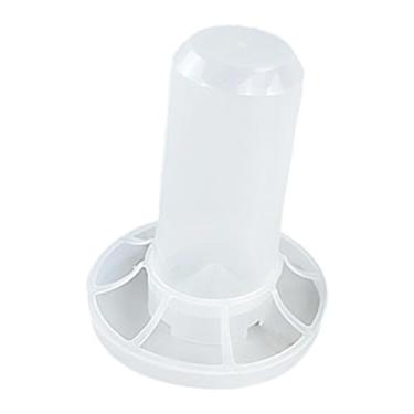 Imagem de Generic Alimentador automático para galinhas, balde alimentador para aves com orifícios, dispensador de ração para pássaros no jardim, para 350ml de água