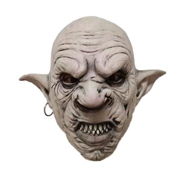 Imagem de Mask Goblin Headgear, látex, rosto inteiro, adereços de cosplay