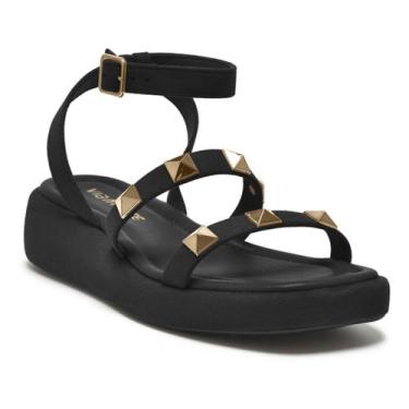 Imagem de Sandália Em Camurça Feminina Via Marte - 267004, Preto, 35