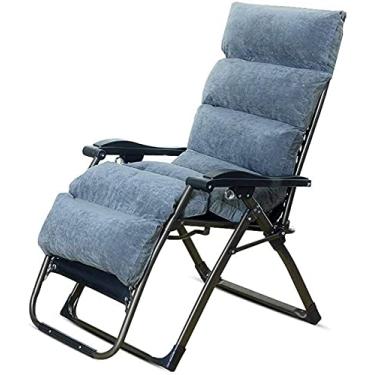 Imagem de Cadeira dobrável reclinável dobrável, espreguiçadeira portátil para mulheres grávidas, cadeira inclinada para casa com almofadas removíveis, cadeiras de gravidade zero