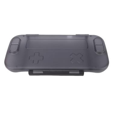 Imagem de Serounder Capa Rígida Protetora para 2 Consoles de Jogos Modelo 2025, Capa ABS Fina e Leve Com Almofadas de Silicone para Absorção de Choque Design de Trava de Clipe Preciso para (Cor preta)