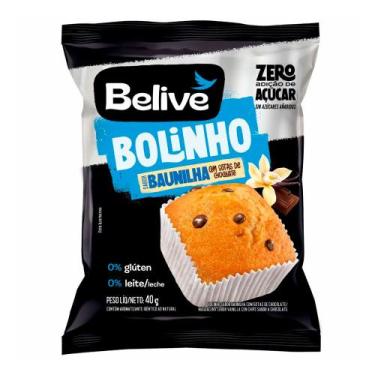 Imagem de Bolinho de Baunilha com Gotas de Chocolate Belive 40g