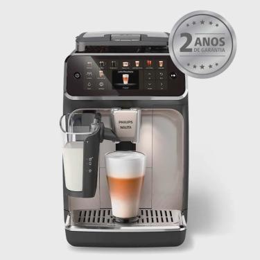 Imagem de Cafeteira Espresso Superautomática LatteGo Série 5500 Philips Walita Preta e Cromada - EP5547