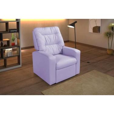 Imagem de Poltrona do Papai Reclinável Paris - Império Estofados, Lilás 313