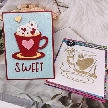 Imagem de Alinacutle 1 peça de matriz de corte de metal para fazer cartões feitos à mão, álbum de recortes, presente de papel, decoração de férias, modelo feito à mão - alinacutle (gola de camisa e xícara de