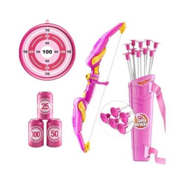 Imagem de Conjunto De Arco E Flecha Para Crianças Brinquedo De Tiro Indoor Outdo