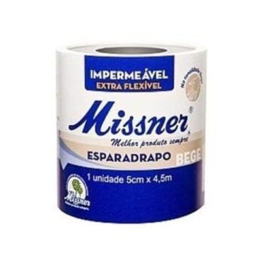 Imagem de Esparadrapo Missner Impermeável Bege - 5cm X 4,5m