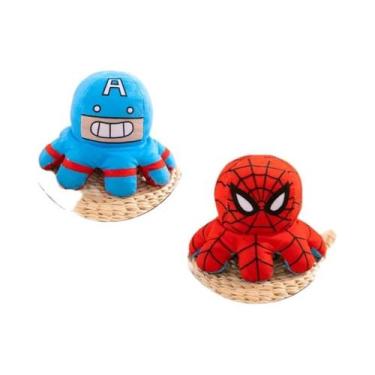 Imagem de Boneco De Pelúcia Marvel Avengers Homem-Aranha Homem De Ferro Capitão 