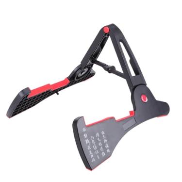 Imagem de Dioche Suporte de Suporte de Moldura de Guitarra Profissional para Todos Os Tamanhos de Guitarras Baixos Instrumentos de Cordas Formato de Coelho Compacto Universal Preto (preta)