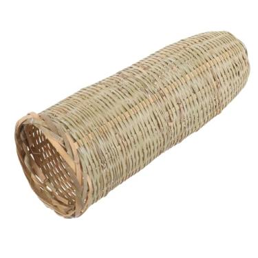 Imagem de PLAFOPE Cesta de vinho de bambu com alça de filtro de vinho, filtro de sedimentos, coador de cozinha