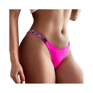 Imagem de Calcinha G-string Sexy De Baixa Cintura Com Strass Para Mulheres, Tama