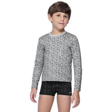 Imagem de Camiseta Speedo Infantil Manga Longa UV 50+ Alligator-Unissex