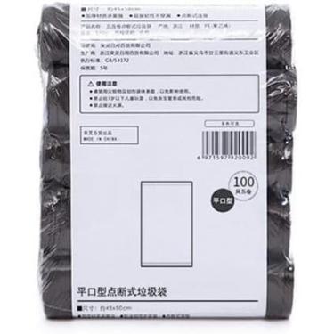 Imagem de Sacos de Lixo Descartáveis para Casa 5 Rolos 100 Unidades Sacola Armazenamento Resíduos Cozinha Limpeza Plástica Liner Lixeira Portátil PE