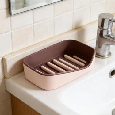 Imagem de Saboneteira, saboneteira de plástico para chuveiro, banheiro ou cozinha