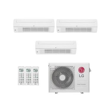 Imagem de Ar-Condicionado Multi Split Inverter LG 24.000 (1x Evap Cassete 1 Via 7.000 + 2x Evap Cassete 1 Via 12.000) Quente/Frio 220V