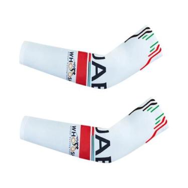 Imagem de Manguitos De Ciclismo Masculinos Antiderrapantes Com Proteção Solar Qu