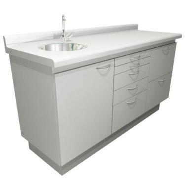 Imagem de Móveis Odontológicos - Triplo Light -pia/gaveteiro/aparelhos - Beckman