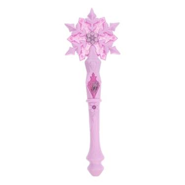 Imagem de WRITWAA Varinha de Floco de Neve Iluminada Com Led para Lembrancinhas de Aniversário E Halloween para Crianças - Rosa