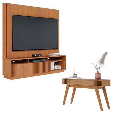 Imagem de Estante Home Theater Jordão Com Aparador Riviera Freijó - Colibri