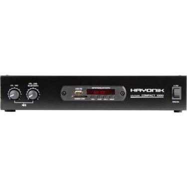 Imagem de Amplificador Hayonik Compact 1000 80w Rms Com Bluetooth