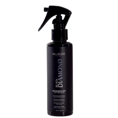 Imagem de Leave-in Reparador 360° Revitalização do Fios Reposição Proteica Ação Reticulante Hidratação Prolongada Brilho Intenso Proteção Térmica Black Diamond 150ml