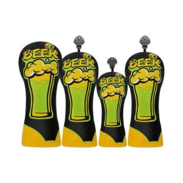 Imagem de Capa De Cabeça De Taco De Golfe Com Design De Caneca De Cerveja, Prote