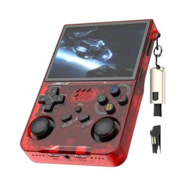 Imagem de Console De Jogo Retro Portátil Para Crianças R36S Com Tela IPS De 3,5 