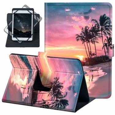 Imagem de ACWDMKH Capa universal para tablet Android 10 de 10,1 polegadas com rotação de 360 graus, capa fólio para iPad 9,7/10,2/10,5/Galaxy Tab 9-10,5 polegadas/Fire HD10 e mais tablet de 9,0 a 10,5 polegadas