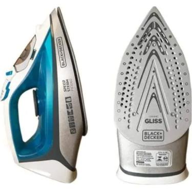 Imagem de Ferro De Passar A Vapor Black E Decker 2000W Branco/Blue 220V