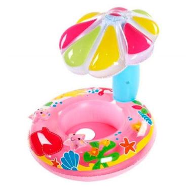 Imagem de Boia Gold Sports Cogumelo Infantil Bebê e Criança Com Sombreiro Protege Do Sol e Assento-Unissex