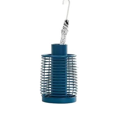 Imagem de Suporte de guarda-chuva de alta qualidade, suporte de guarda-chuva, suporte de balde de guarda-chuva, decoração de corredor de entrada de metal com bandeja de gotejamento removível, para entrada de