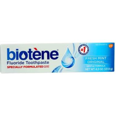 Imagem de Creme Dental Biotène Fluoreto Menta Fresca 125 mL (Pacote com 1)
