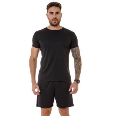 Imagem de Conjunto Camisa E Short Masculino Dry Fitnnes Academia - Daze Modas, P