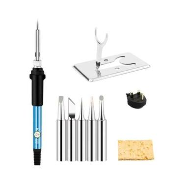 Imagem de Ferro De Solda Elétrico Ajustável De 60W Com Plugue EU/US/UK, Ferramen