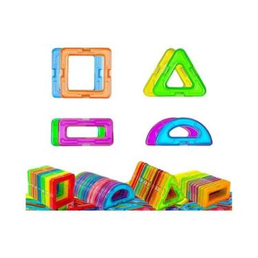 Imagem de Conjunto De Blocos Magnéticos De Tamanho Médio Para Crianças, Brinqued