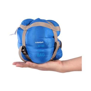 Imagem de Saco De Dormir Envelope Ultraleve Para Adultos 190x75cm LIXADA Para Ca