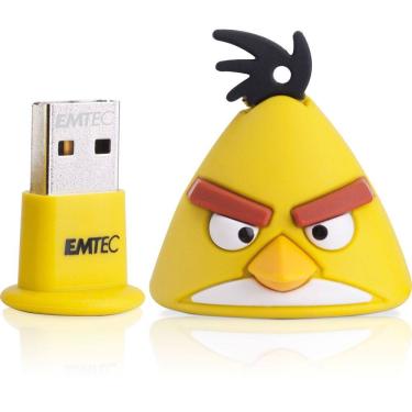 Imagem de Pen Drive Emtec 8GB Angry Birds Yellow