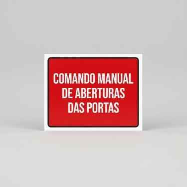 Imagem de Placa Acm Comando Manual Abertura Portas 18X23