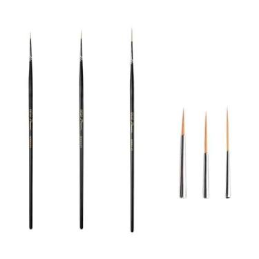 Imagem de Pincéis De Pintura Artística De Ponta Fina Extra Longa Para Modelos Em