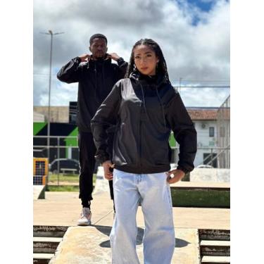 Imagem de Kit Casal 2 Jaqueta Corta Vento Impermeável Com Capuz - Mendes Store, 