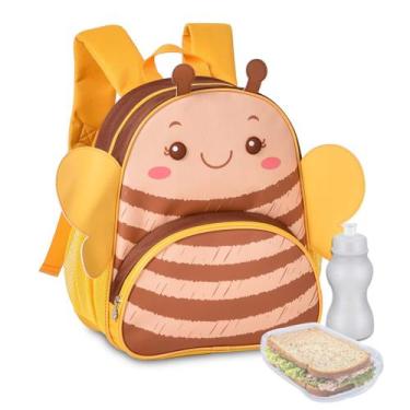 Imagem de Mochila Pets Feminina Infantil Bichinhos Zoo Escolar Animais - Clio, C