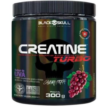 Imagem de Creatina Monohidratada Creatine Turbo Black Skull Energia Força Ganho de Massa Muscular-Unissex