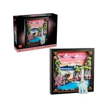 Imagem de PAISAGEM JAPONESA LEGO ART FLORES DE CEREJEIRAS 1892 PEÇAS 31218