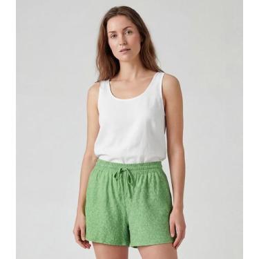 Imagem de Short Feminino Com Cós E Laço Infinita Cor Verde, G, Verde