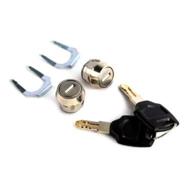 Imagem de Chaves Baú Alumínio Moto Miolo Fechadura Universal Bauleto - Trip Ener