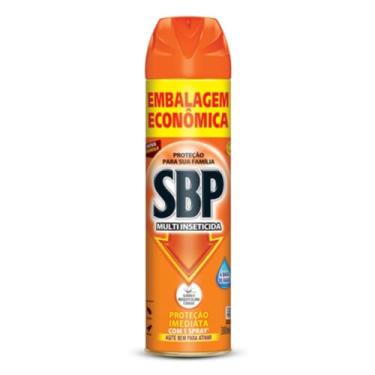 Imagem de Multi Inseticida Aerossol 380 Ml Embalagem Econômica, SBP, 380 Ml, Laranja